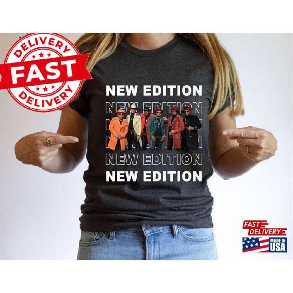 New Edition Band Music Shirt Legacy Tour  Fan Gift Classic Unisex